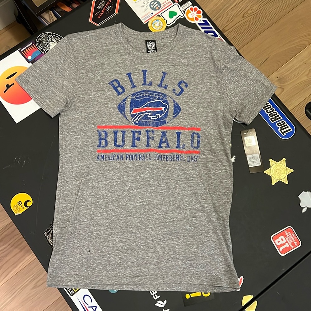 NFL Store Buffalo Bills Gameday Shirt in Heather Gray